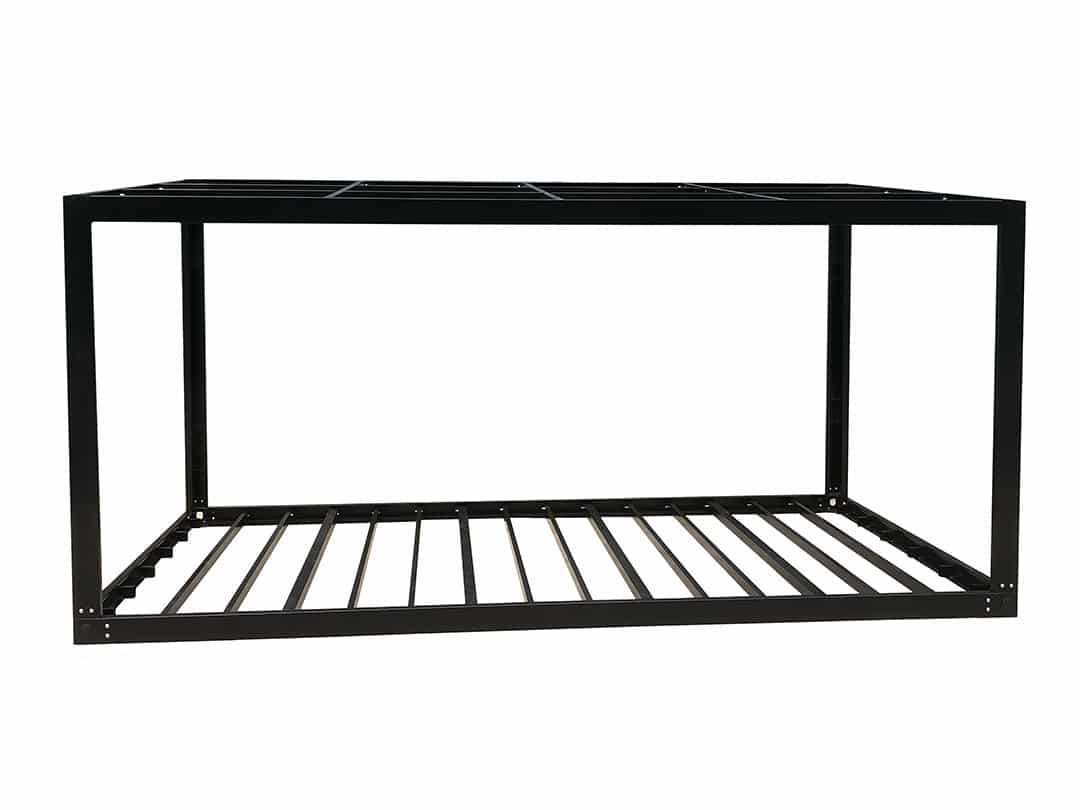 SCS-Global-R1S-FlexiFrame-Front container home kit with a flat roof
