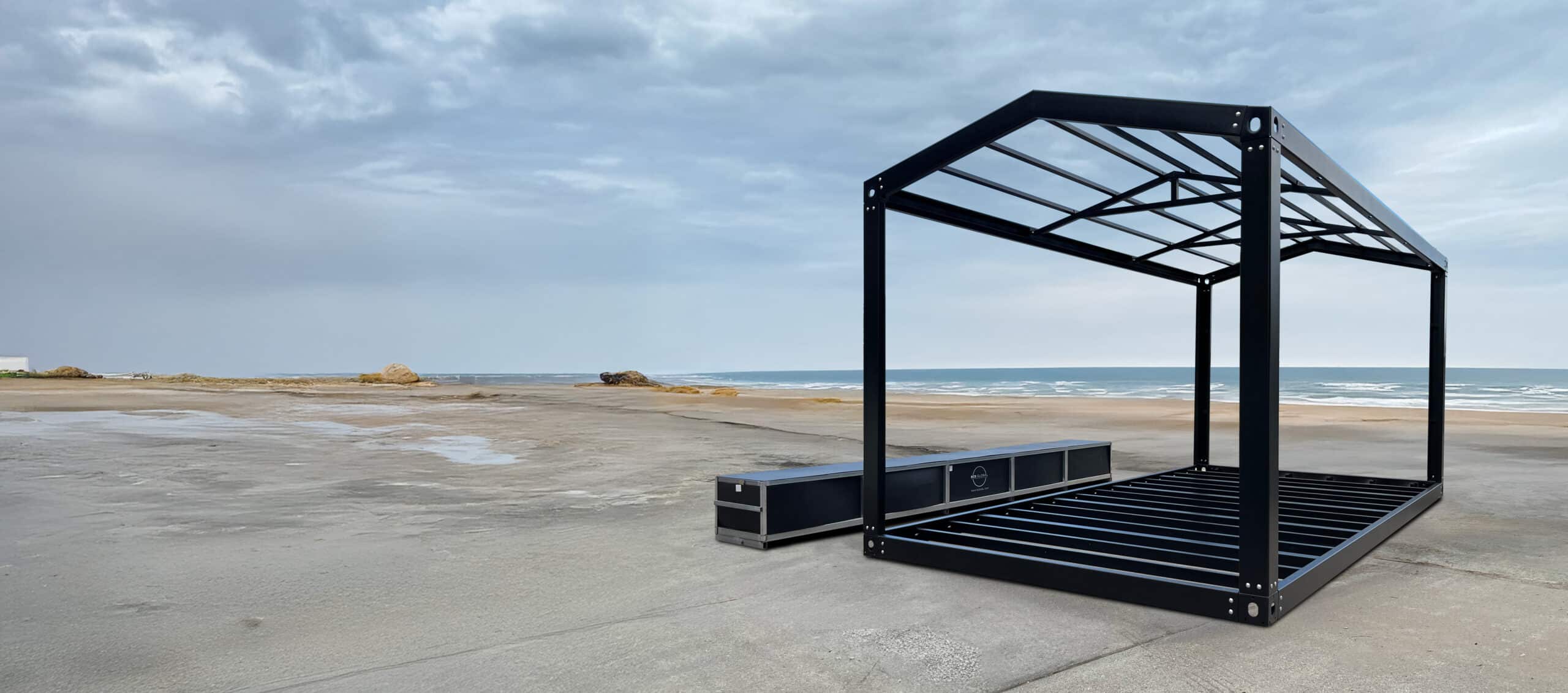 SCS Global R1T FlexiFrame Angle and Crate Insitu copy scaled 2